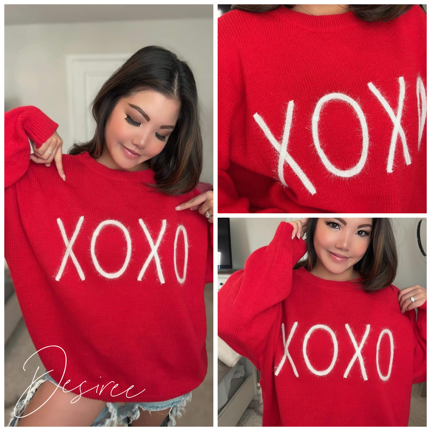 JadyK - Desiree XOXO Oversized Sweater: XL PRE ORDER ETA END JANUARY