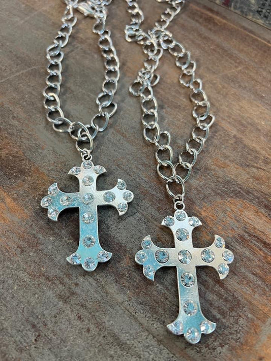 Silver Layering Cross