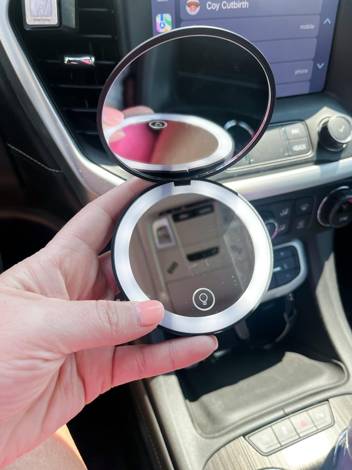 Compact Magnifying Mirror