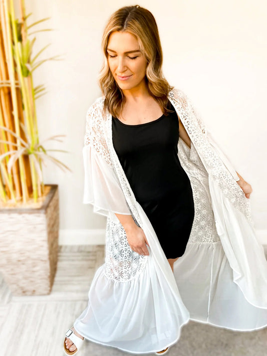 The Liliana Lace Duster