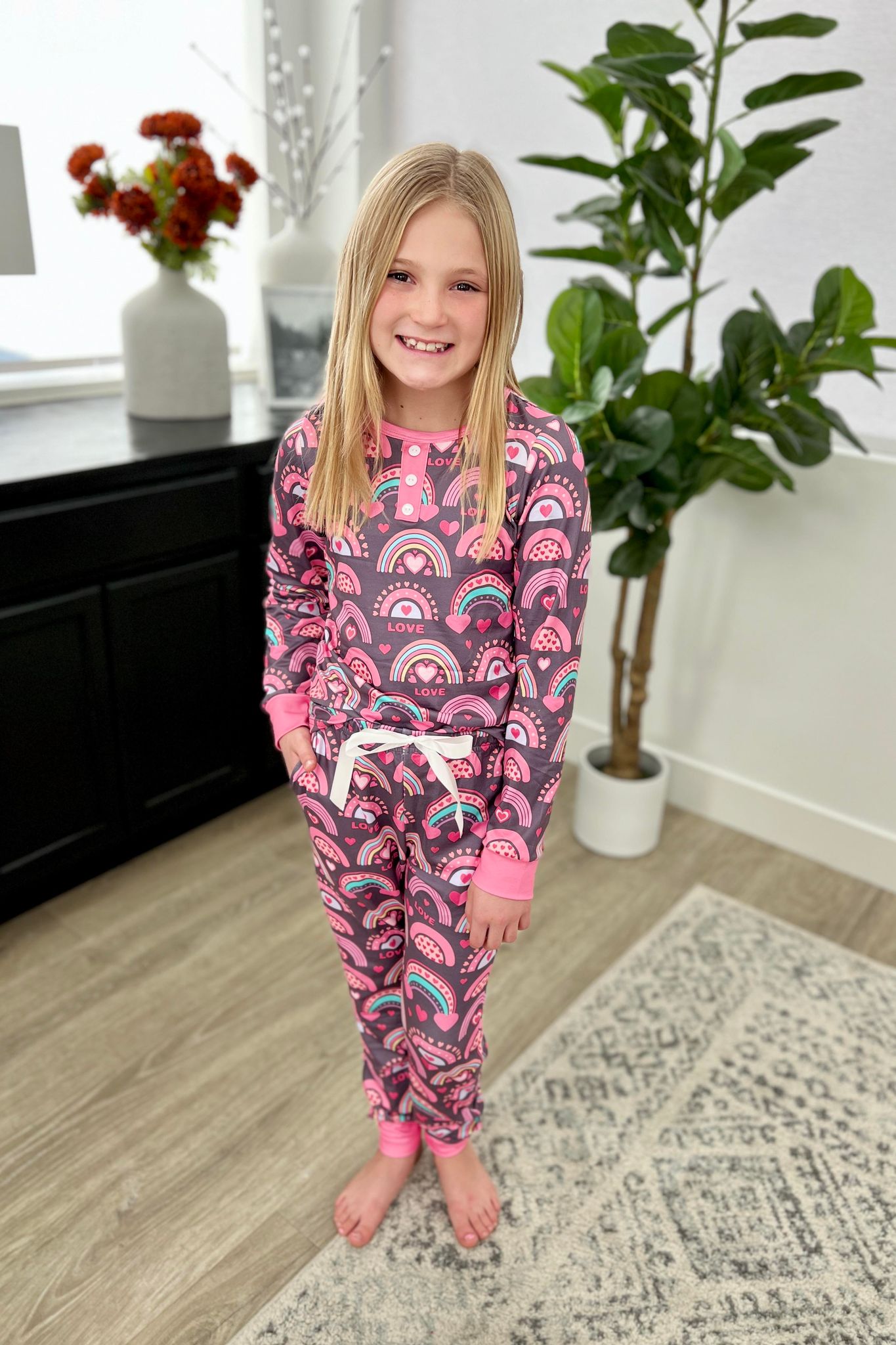 In Production:Matching V-Day PJ Set-#3-Rainbow