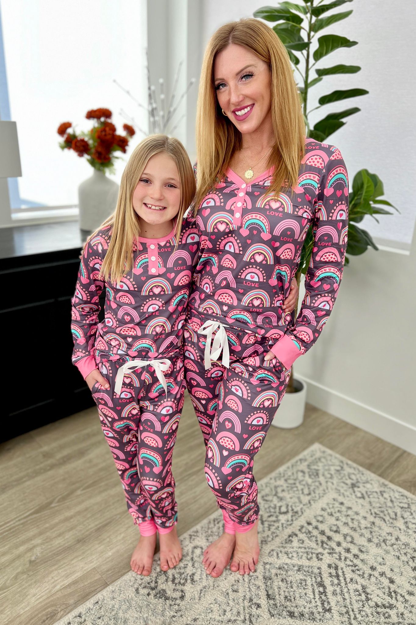 In Production:Matching V-Day PJ Set-#3-Rainbow