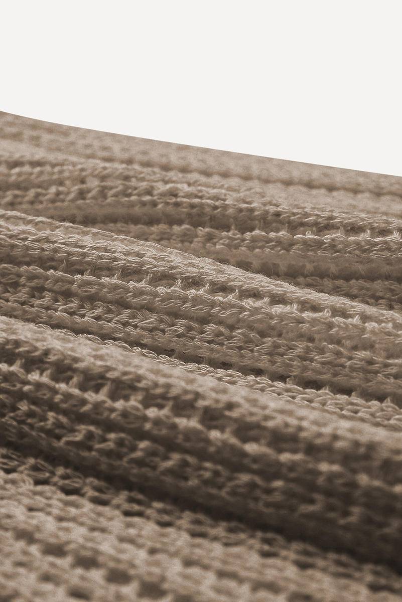 Loose Knit V Neck Tank Top