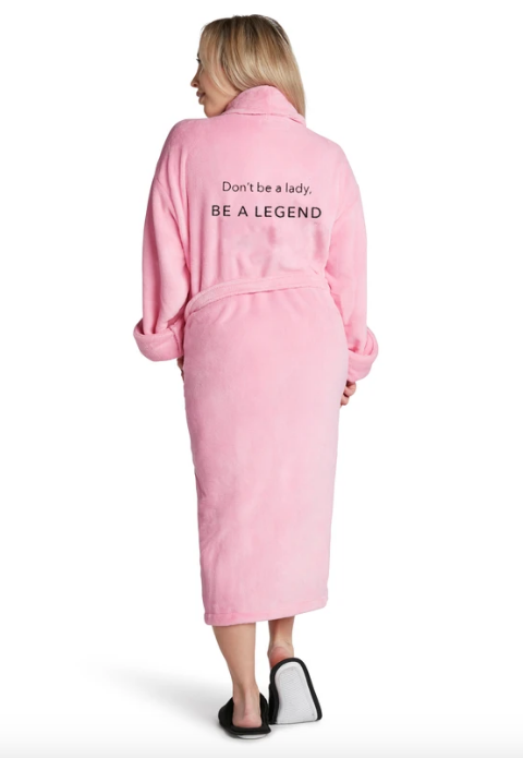 LA Trading Co - LUXE PLUSH ROBE - Be A Legend (Pink)