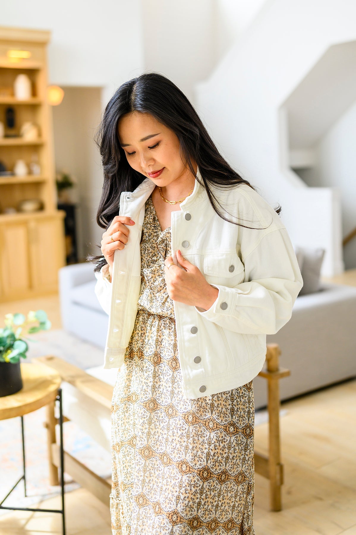 Brighter Days Boyfriend Fit Denim Jacket