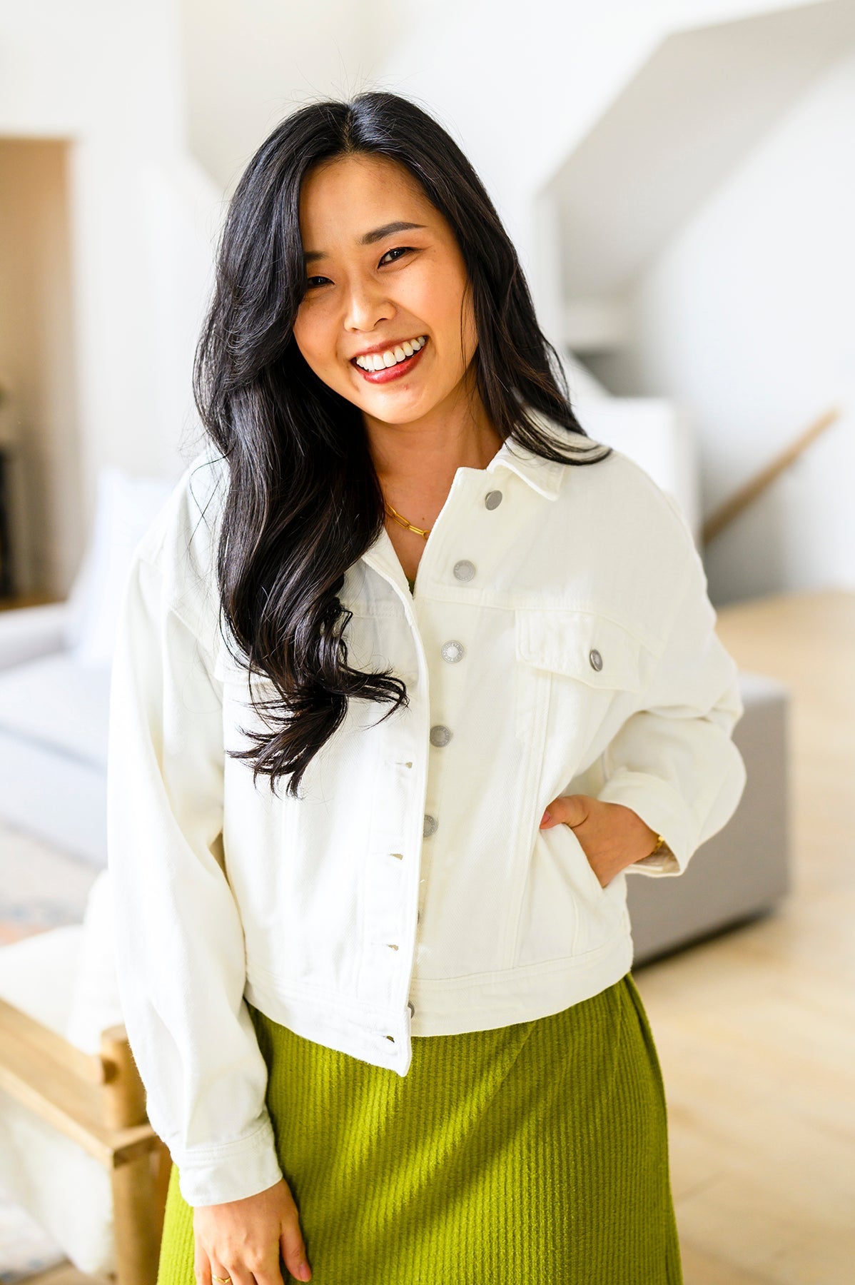 Brighter Days Boyfriend Fit Denim Jacket