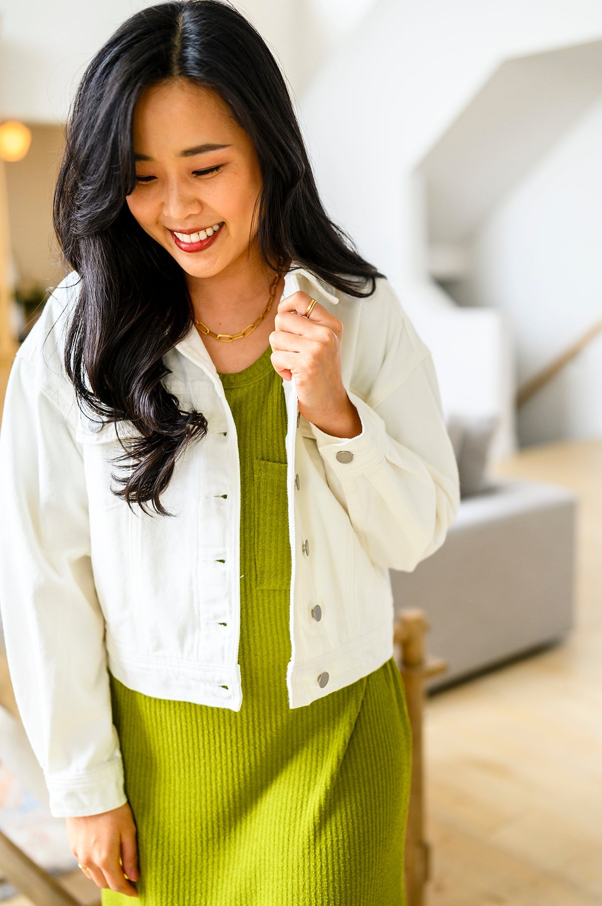 Brighter Days Boyfriend Fit Denim Jacket