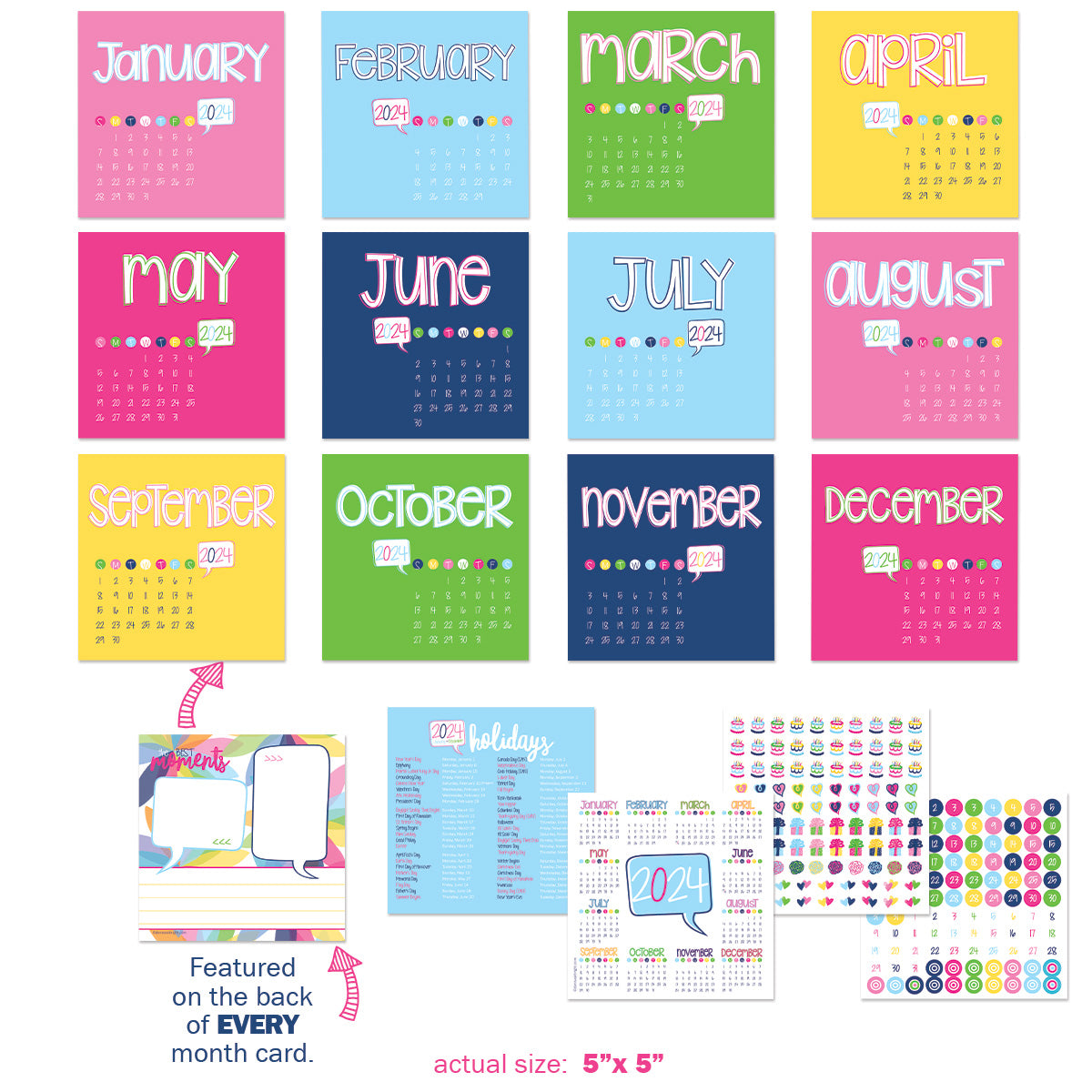 NEW! Perfect Planner Bundle | 2024-25 Reminder Binder® Planner | [2] Planner Pads, Pocket Notebook & Mini Desktop Calendar