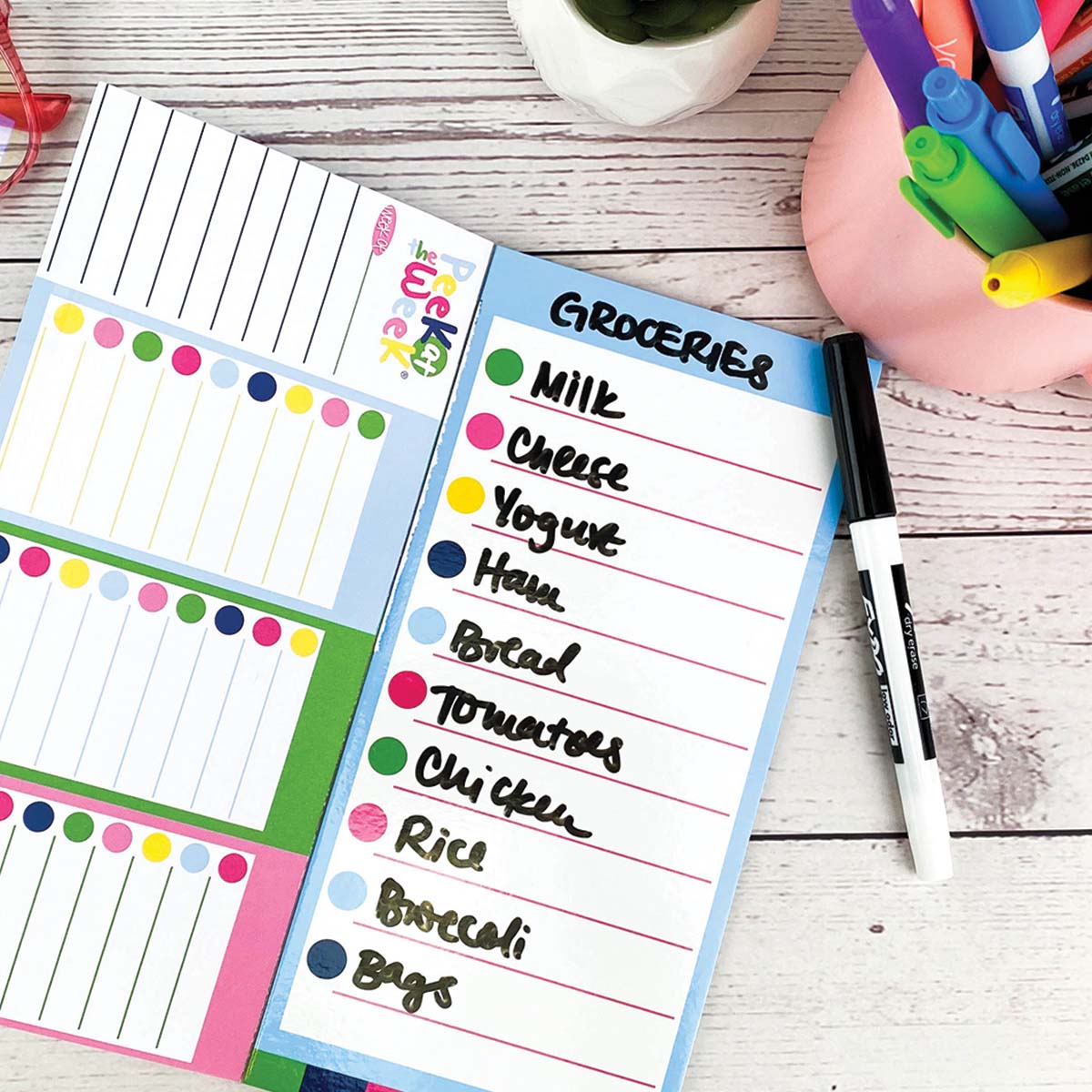NEW! Perfect Planner Bundle | 2024-25 Reminder Binder® Planner | [2] Planner Pads, Pocket Notebook & Mini Desktop Calendar