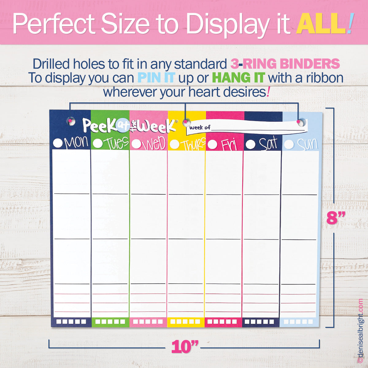 NEW! Perfect Planner Bundle | 2024-25 Reminder Binder® Planner | [2] Planner Pads, Pocket Notebook & Mini Desktop Calendar