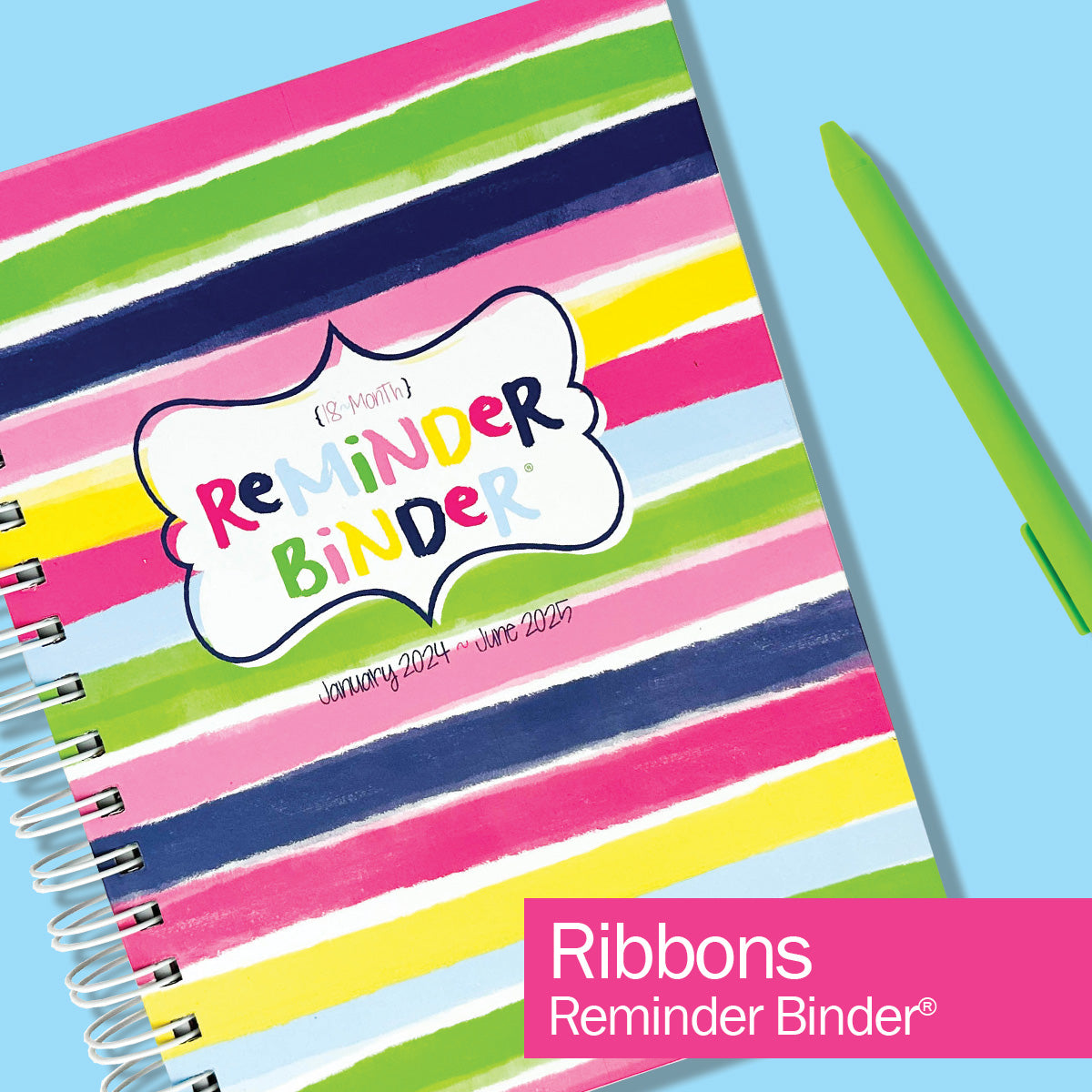NEW! Perfect Planner Bundle | 2024-25 Reminder Binder® Planner | [2] Planner Pads, Pocket Notebook & Mini Desktop Calendar