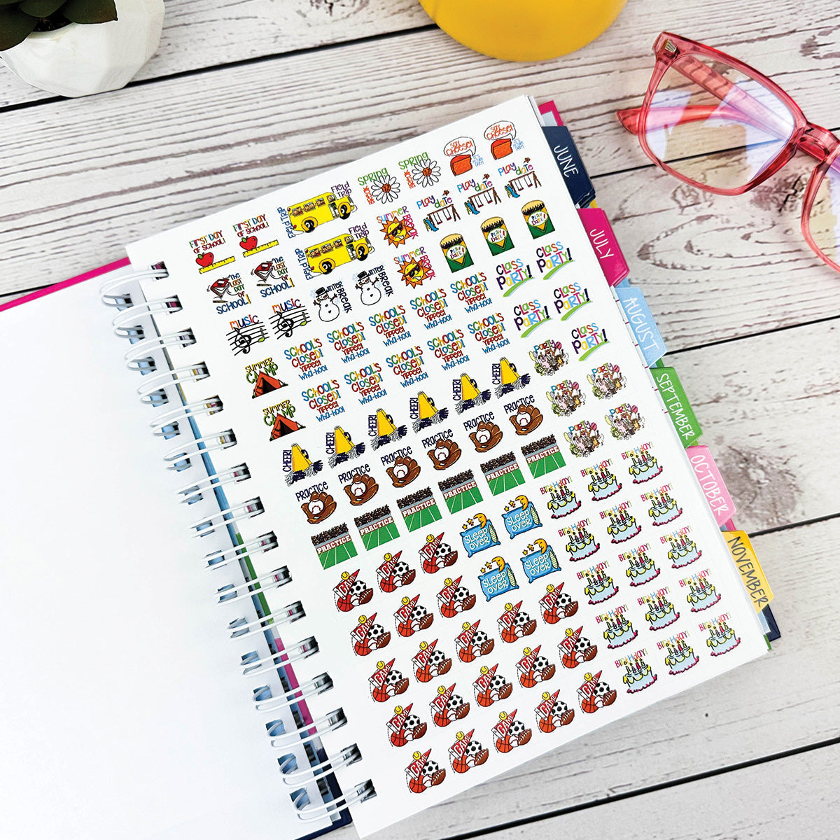 NEW! Perfect Planner Bundle | 2024-25 Reminder Binder® Planner | [2] Planner Pads, Pocket Notebook & Mini Desktop Calendar