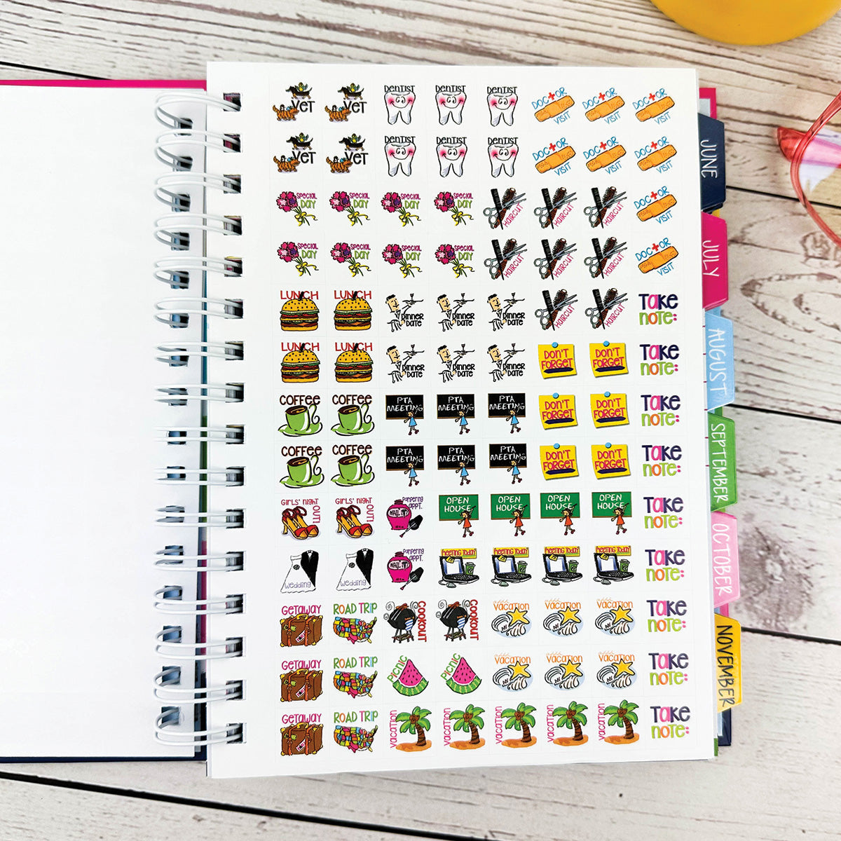 NEW! Perfect Planner Bundle | 2024-25 Reminder Binder® Planner | [2] Planner Pads, Pocket Notebook & Mini Desktop Calendar