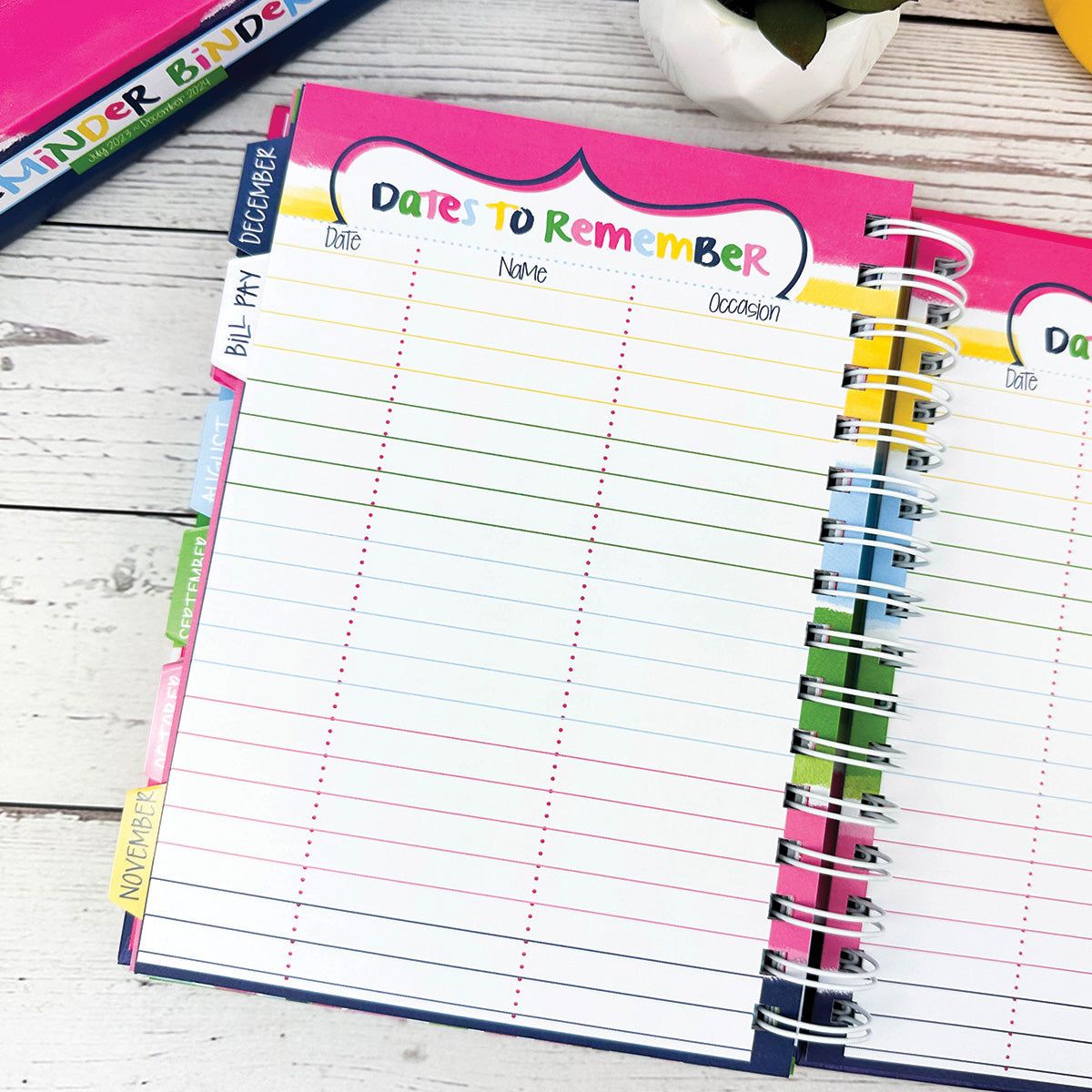 NEW! Perfect Planner Bundle | 2024-25 Reminder Binder® Planner | [2] Planner Pads, Pocket Notebook & Mini Desktop Calendar