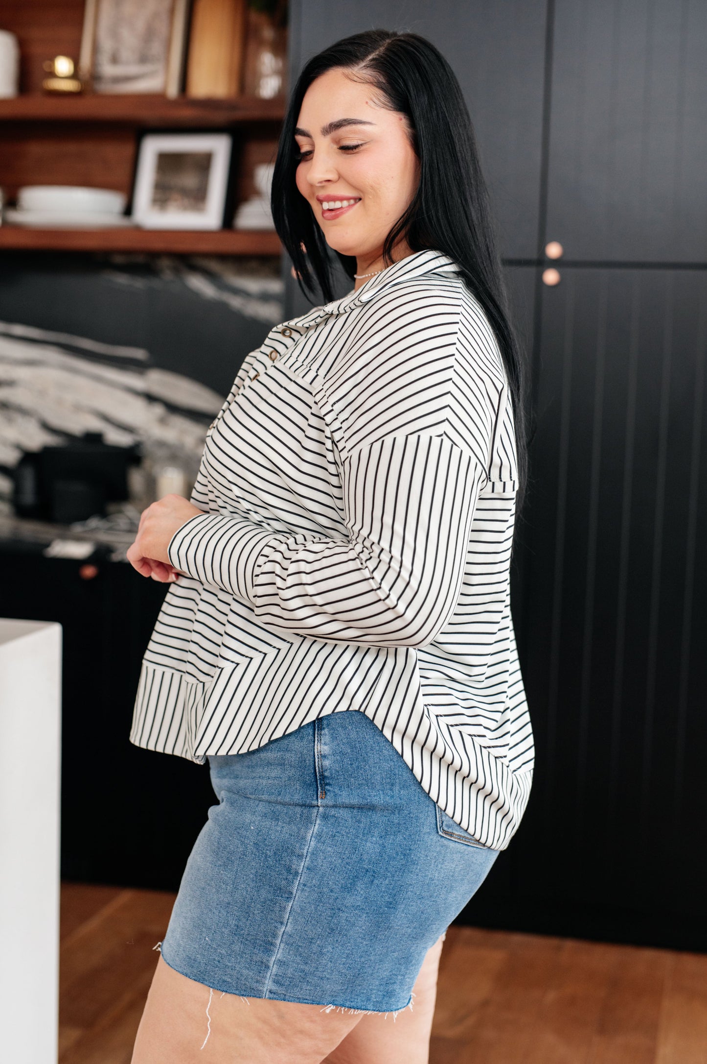 Striped Serendipity Pullover