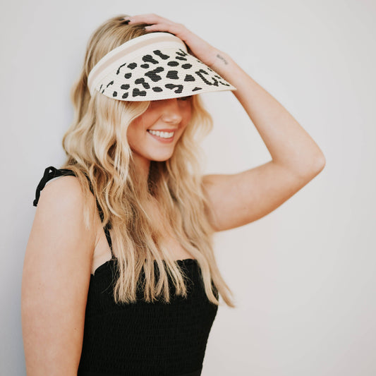 Pretty Simple - Headband Leopard Sun Visor