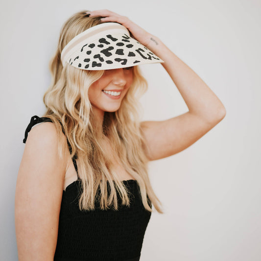 Pretty Simple - Headband Leopard Sun Visor