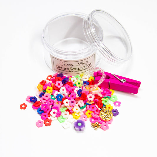 Savvy Bling - Flower Kids DIY Bracelet Kit
