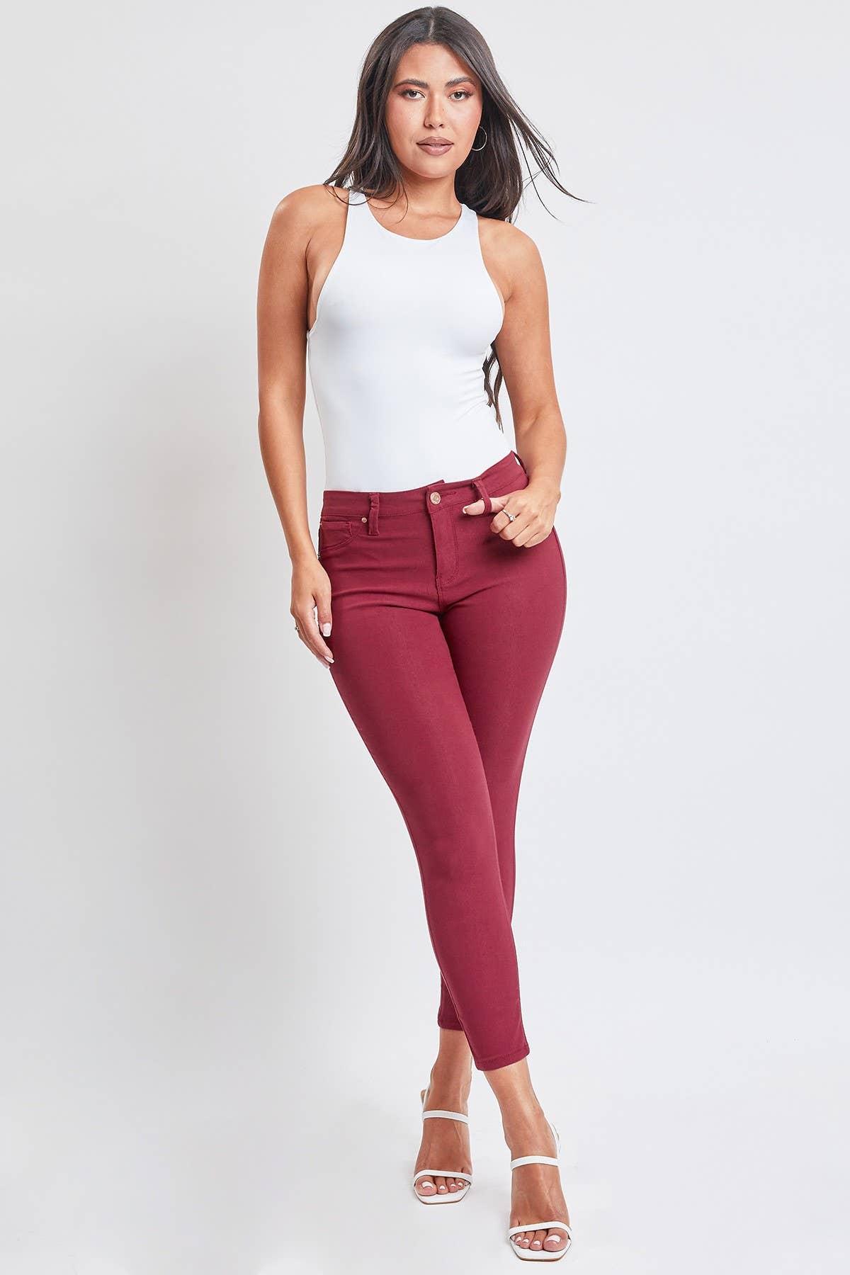 YMI - Junior Hyperstretch Mid-Rise Skinny Jean